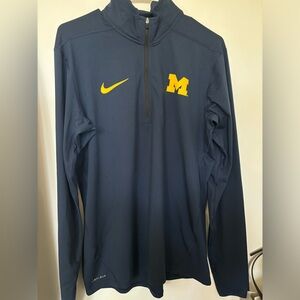 Michigan Nike Quarter-Zip